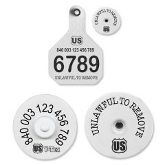 USDA 840 EID Tags and Matched Pair Sets