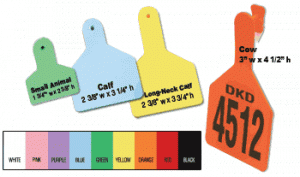 Z-Tag Z1 No-Snag Calf Tag - Numbered