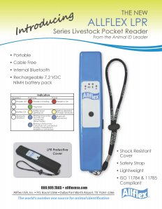 Allflex LPR Reader (Livestock Pocket Reader)