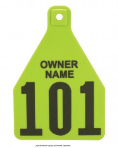 Herdsman Tags - Large (Female Only or 2-Piece Set with Rivets)