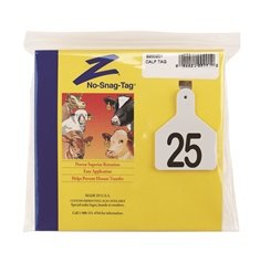 Z-Tag Z1 No-Snag Calf Tag - Prenumbered (Choice of Hot Stamp or Laser Marking)