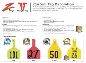 Herdsman Tags - Large (Female Only or 2-Piece Set with Rivets)