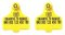 Official USDA '840' Tamper Evident Cattle Visual Matched Pair Tag Set (Destron Fearing) - Medium