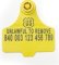 Official USDA '840' Tamper Evident Cattle Visual Tag Set (Destron Fearing) - Medium